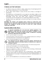 Preview for 4 page of HAEGER BH-120.002A User Instructions