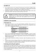 Preview for 5 page of HAEGER CF-270.012A Instruction Manual