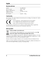 Preview for 8 page of HAEGER CM-68B.007A User Instructions