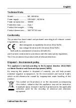 Preview for 9 page of HAEGER Creperie MC-100.001A Manual