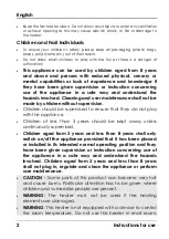 Preview for 4 page of HAEGER FH-15C.012A User Instructions