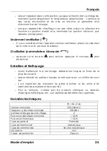 Preview for 27 page of HAEGER FH-15C.012A User Instructions