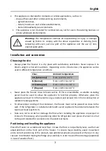 Preview for 5 page of HAEGER FR-80W.004A Instruction Manual