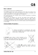 Preview for 3 page of HAEGER GH-42B.002A User Instructions