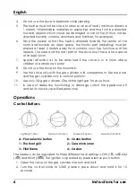 Preview for 8 page of HAEGER GH-42B.002A User Instructions