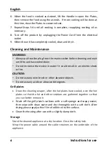 Предварительный просмотр 8 страницы HAEGER GR-200.014A User Instructions