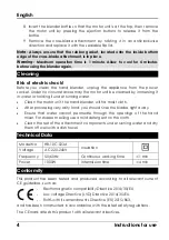 Preview for 6 page of HAEGER HB-10C.023A User Instructions