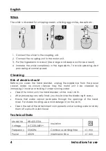 Preview for 6 page of HAEGER HB-400-012A User Instructions