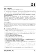 Preview for 3 page of HAEGER HB-800.004A User Instructions