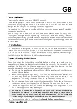 Preview for 3 page of HAEGER Hover Plus FF-020.005A User Instructions