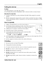 Preview for 5 page of HAEGER Hover Plus FF-020.005A User Instructions