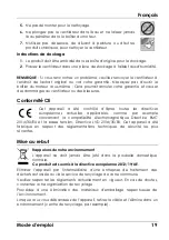 Preview for 21 page of HAEGER Hover Plus FF-020.005A User Instructions