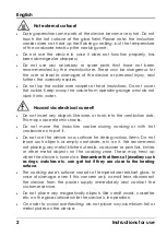 Preview for 4 page of HAEGER HP-IND.002A User Instructions