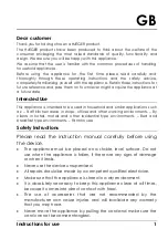 Preview for 3 page of HAEGER Little Juice CJ-025 006A User Instructions