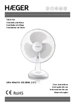 Preview for 1 page of HAEGER Little Wind FA-012.008A User Instructions