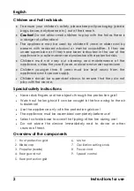 Preview for 4 page of HAEGER Little Wind FA-012.008A User Instructions