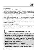 Preview for 3 page of HAEGER Mercury 600 User Instructions