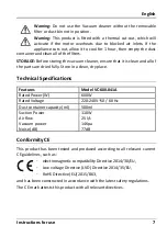 Preview for 9 page of HAEGER Mercury 600 User Instructions