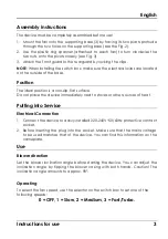 Preview for 5 page of HAEGER New Tornado FF-018.006A User Instructions