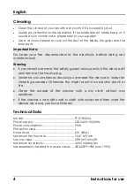 Preview for 6 page of HAEGER New Tornado FF-018.006A User Instructions