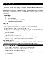 Preview for 6 page of HAEGER New Versatile FH-200.013A User Instructions