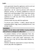 Preview for 6 page of HAEGER Paris EK-22S.009C Instruction Manual