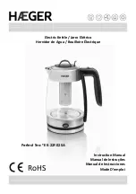 HAEGER Perfect Tea EK-22F.020A Instruction Manual preview