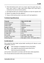 Предварительный просмотр 11 страницы HAEGER Saturn 22.2V User Instructions