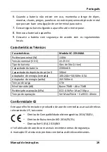 Предварительный просмотр 21 страницы HAEGER Saturn 22.2V User Instructions