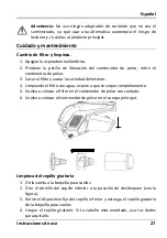 Предварительный просмотр 29 страницы HAEGER Saturn 22.2V User Instructions