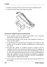 Предварительный просмотр 40 страницы HAEGER Saturn 22.2V User Instructions