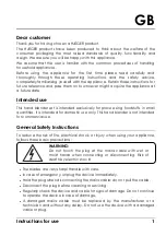 Preview for 3 page of HAEGER Slim HB-30W.009B User Instructions