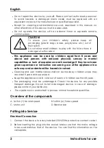 Preview for 4 page of HAEGER Slim HB-30W.009B User Instructions