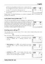 Preview for 9 page of HAEGER TE-100.001A User Instructions