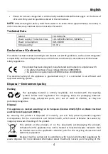 Preview for 6 page of HAEGER Travel EK-10W.015A Instruction Manual