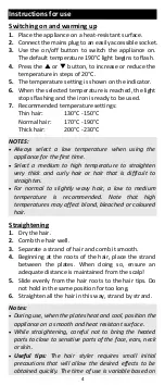 Preview for 5 page of HAEGER Turmaline Power User Instructions