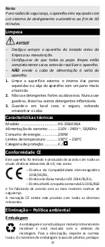 Preview for 13 page of HAEGER Turmaline Power User Instructions