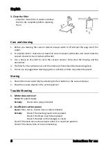 Предварительный просмотр 8 страницы HAEGER VC-75B.039A User Instructions