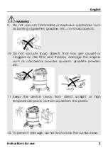 Preview for 5 page of HAEGER VC-W&D.038A User Instructions