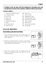 Preview for 7 page of HAEGER VC-W&D.038A User Instructions