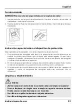 Preview for 31 page of HAEGER VC-W&D.038A User Instructions