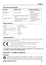 Preview for 33 page of HAEGER VC-W&D.038A User Instructions