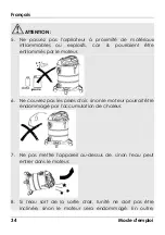 Preview for 36 page of HAEGER VC-W&D.038A User Instructions