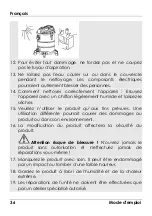 Preview for 38 page of HAEGER VC-W&D.038A User Instructions