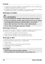 Preview for 42 page of HAEGER VC-W&D.038A User Instructions