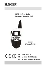 HAEGER Xplorer FX-30 User Manual preview