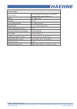 Предварительный просмотр 3 страницы Haehne PAD2 Operating Manual