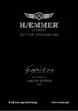 Haemmer Exciter User Manual preview