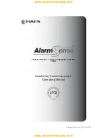 Haes AlarmSense Installation, Commissioning & Operating  Manual preview