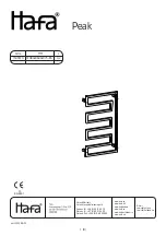 Preview for 1 page of HAFA Peak 1509970 Manual